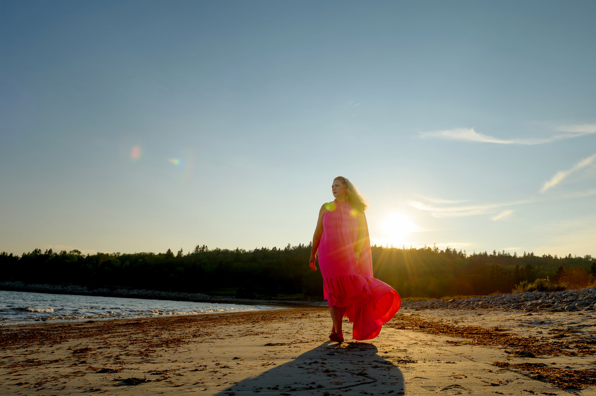 Personal branding portraits at Halifax Beach