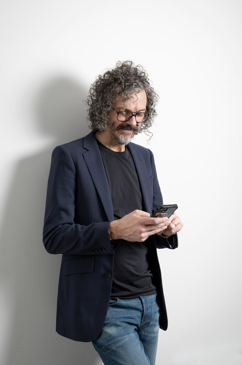Personal Brand Portrait of man with cell phone Halifax Photographer